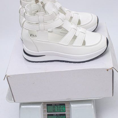 Women's Hollow-out Breathable Plus Size Sponge Cake Platform Sandals