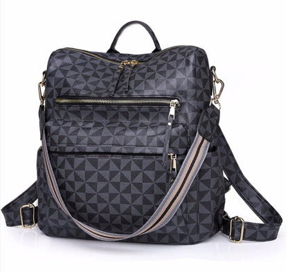 Leather Travel Fashion Convertible Large Women's University Shoulder Bag