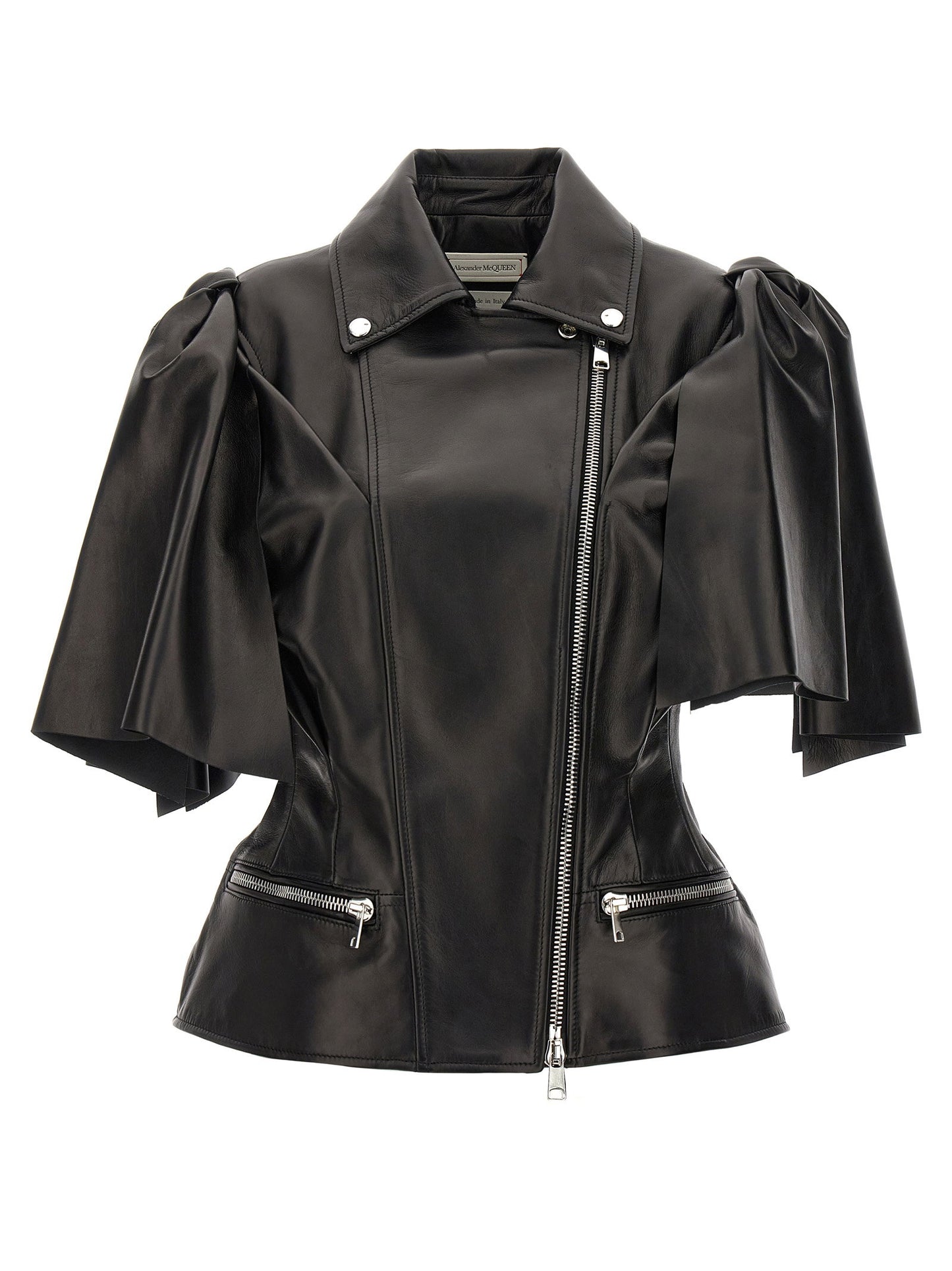 Alexander McQueen Bow Knot Biker Vest