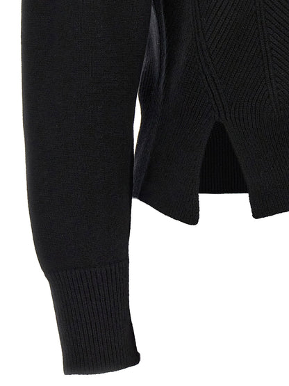 Alexander McQueen Chevron Corset Sweater