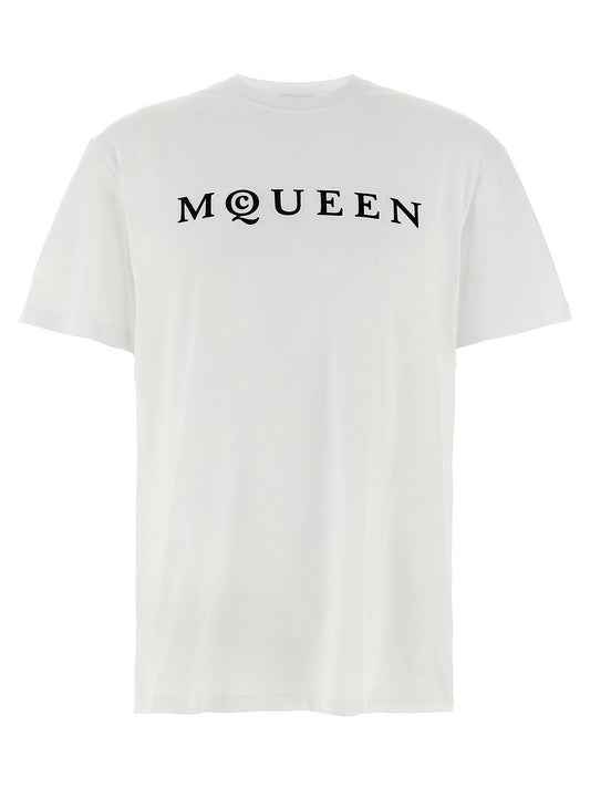 Alexander McQueen Flocked Mcqueen T-shirt