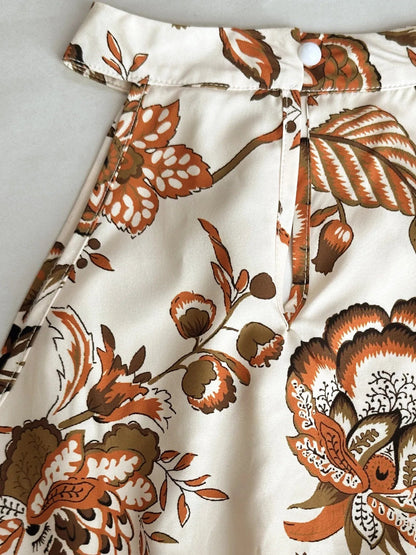Floral Halter Neck Summer Mini Dress