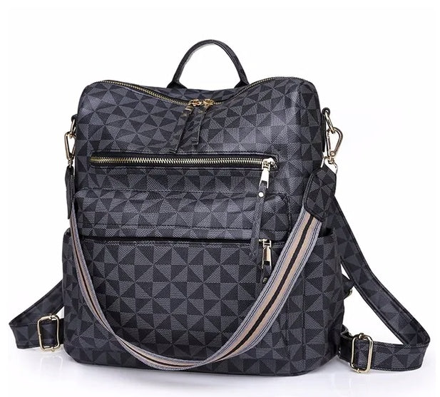 Leather Travel Fashion Convertible Large Women's University Shoulder Bag