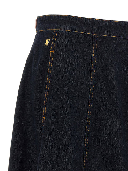 Alberta Ferretti Denim Skirt