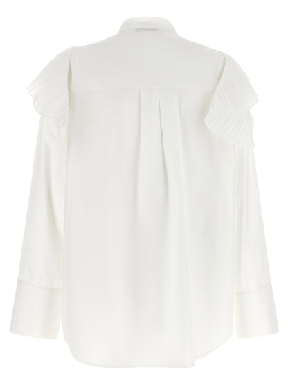 Alberta Ferretti Pleated Ruffle Shirt