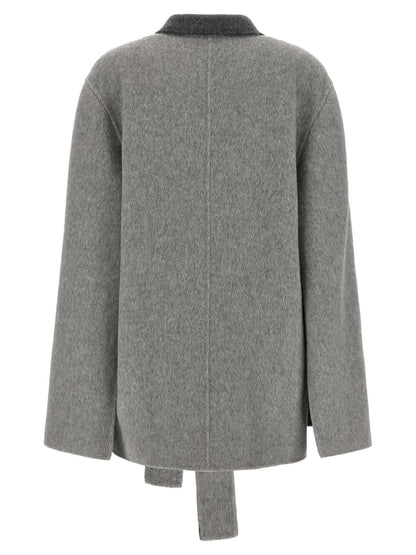 Alberta Ferretti Cardigan With Cape Sleeves