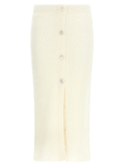 Alessandra Rich Carded Mohair Skirt