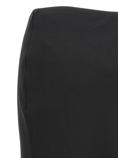 Alessandra Rich Long Silk Skirt