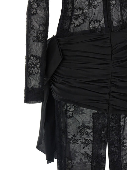 Alessandra Rich Lace Bustier Dress