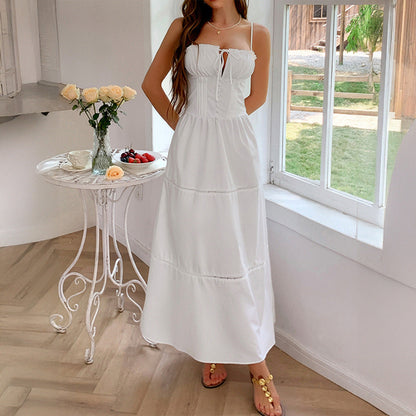 Casual Vacation Sling Advanced Maxi Dress Women Clothing Spring Summer