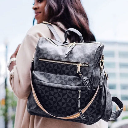 Leather Travel Fashion Convertible Large Women's University Shoulder Bag