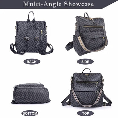 Leather Travel Fashion Convertible Large Women's University Shoulder Bag
