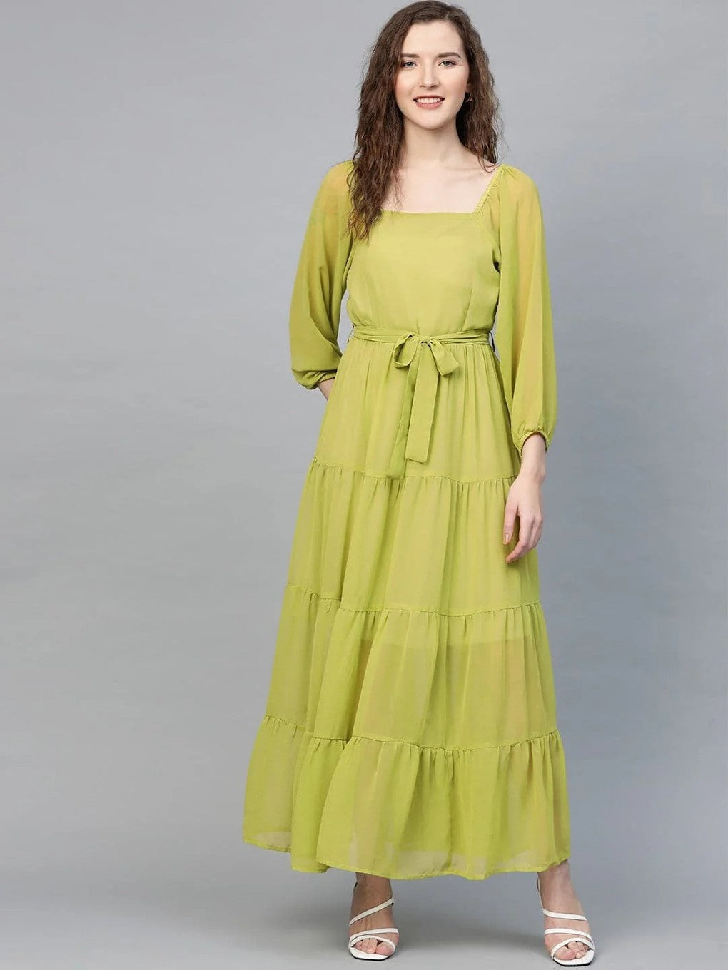 Women’s Printed Maxi Dress for Summer Wear