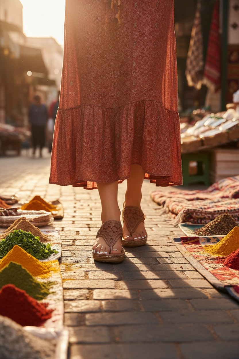 Marrakech — Pés Souk