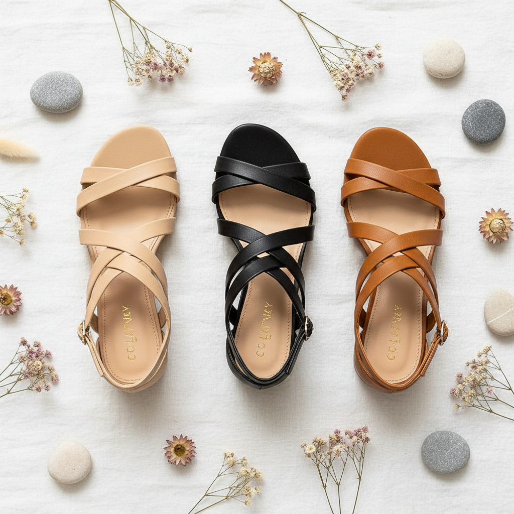 Mykonos — Flat Lay Tan
